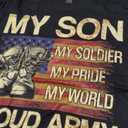 My Son My Soldier My Pride My Hero Proud Mom T-Shirt, Size 2XL