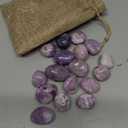 Polished Lepidolite Crystals Stones, 0.5" Handpicked Natural Tumbled Gemstones Rocks Agate Jasper, Pebbles for Reiki, Chakra, Healing Home Decor