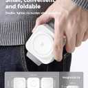 3 in 1 Charging Station for Apple Multiple Devices, Foldable Magnetic Fast Wireless Charger Dock, Travel Charging Pad for iPhone 17 16 15 14 13 12 Pro Max Plus Apple Watch Series & AirPods 4/3/2/Pro