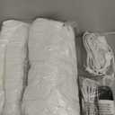 Heated Electric Blanket King Size - 90" x 100" Heating Blanket with Dual Control, 10 Heating Levels & 8 Hours Auto Off, Soft Warm Flannel Blanket, Christmas Birthday Gifts for Senior Grandma (Ivory White)