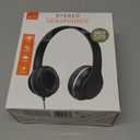 GPX IAH57B Wired Headphones Padded 3-d Accs Swivel Earcups/adjustable Headband