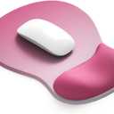 ErgoComfort Gel Wrist Rest Mouse Pad-Ergonomic Office Mousepad with Wrist Support-Non-Slip, Design Desk Accessories Mat for Home&Game Decor (06Rose Quartz)
