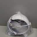Honeywell TurboForce Air Circulator, Small Tabletop Fan, Quiet Personal Fan for Home or Office, 3 Speeds, 90 Degree Pivoting Head, White, HT-904