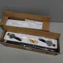 YaFex Curtain Rods 2 Pack 32-58 Inch, Heavy Duty 1 Inch Curtain Rod, Black Short Adjustable Window Treatment Rods, Modern Design, Easy Installation