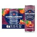 Sanpellegrino Italian Sparkling Drink Melograno and Arancia, Sparkling Orange and Pomegranate Beverage, 11.15 Fl Oz Can, Best By 04.2026