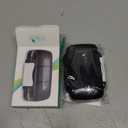 Fullicon Portable Pill Organizer Weekly, Small Travel Pill Case with 7 Compartment, Moistureproof and Airtight Pill Box, Travel Pill Holder for Vitamins/Fish Oils/Supplements (Black)