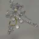 Crystal Ornaments Christmas Tree Decorations - 21pcs Christmas Tree Ornaments Sparkling Dazzling Festival Party Decoration Crystal Snowflake Design Hanging Ornament Holiday Season Home Decor (Transparent)