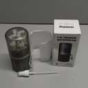 TechoEcho 4 in 1 Travel Toiletry Containers, TSA Approved Refillable Travel Size Toiletries Bottles Set with Suction Cup for Smooth Walls - for Shampoo, Conditioner, Body Wash, Lotion (Grey)