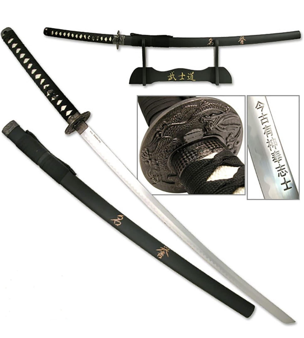 Last Samurai Japanese Sword-Katana Honor Comes with Free Stand