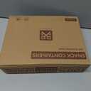 GOLDEN KEY 3 Pcs Stainless Steel Snack Containers with Lids,Stainless Steel Bento Lunch Box with 5 Compartments,Bento Box for Kids or Adults,Snackle Box Container for School, Home, and Travel (Large)