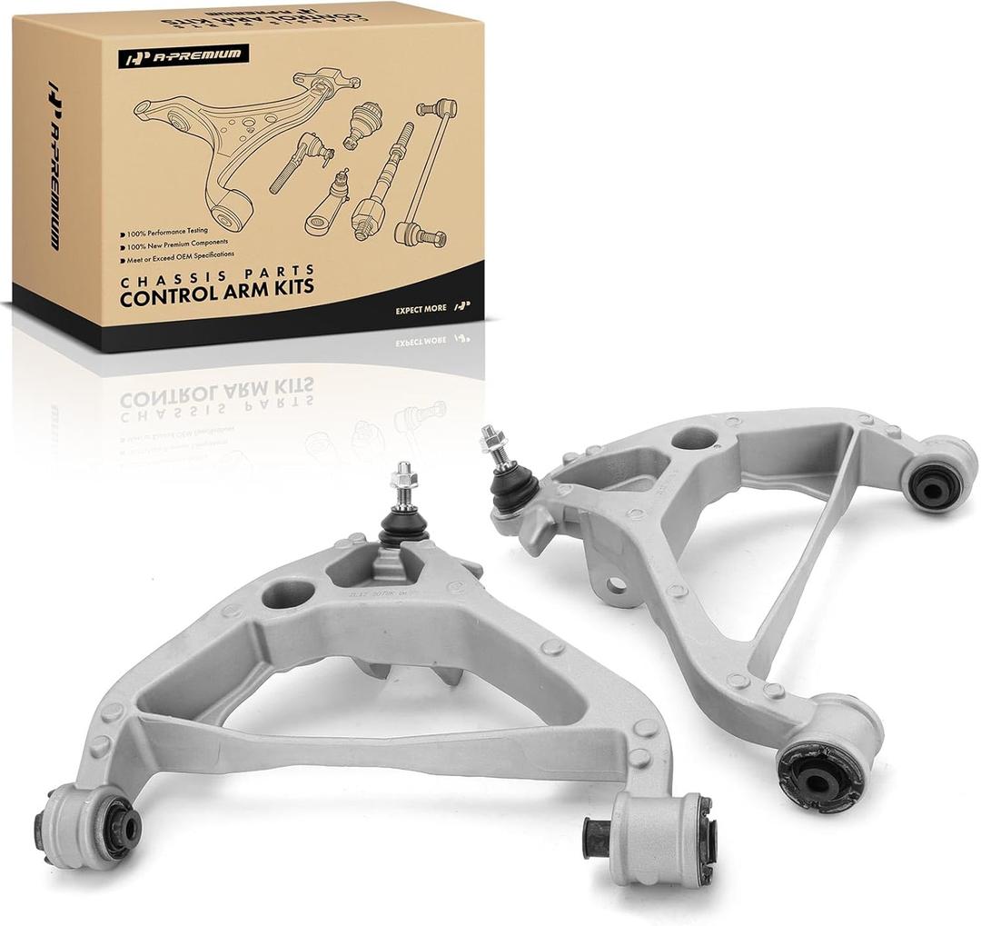 A-Premium 2 x Front Lower Control Arm, with Ball Joint & Bushing, Compatible with Ford Expedition 2003-2006, Lincoln Navigator 2003-2006