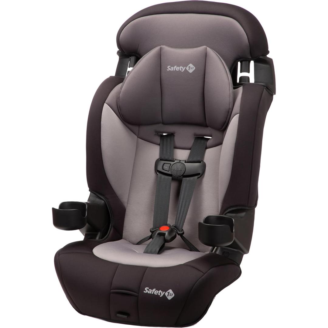 Safety 1st Grand 2-in-1 Booster Car Seat, Converts from High Back to Belt-Positioning Booster, High Back Seat for Kids 40-65, and Belt-Positioning 40-100 Pounds, Black Sky, Manufacturing 04/29/2026