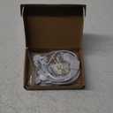 MECCANIXITY 2 Pcs RGB Splitter Cable, 12V 12" 4 Pin 1 to 5 Female to Female RGB Adapter Cable with 4 Pin Male Connectors for PC Computer ARGB Fan/LED Lights, White