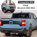Aunginsy Ford Maverick 2022-2024 Tailgate Blackout Decal, Vinyl, Black, Modern Style, Waterproof, Rectangular, Outdoor Use, Vehicle Theme, Decal