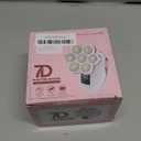 Electric Razors for Women, 7D Rechargeable Wet/ Dry Rotary Shaver, Facial Hair Removal, Bikini Trimmer, Gentle Hair Removal for Legs, Water Resistant Grooming Kit - 2-in-1 Electric Razors, Lips