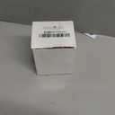 Double Ring Box for Wedding Ceremony, Engagement Proposal, Vintage White Crystal Gift (2 Slot)