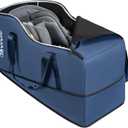 IBVIVIC Car Seat Travel Bag Compatible with UPPAbaby Aria and Mesa, Infant Car Seat Travel Bag Car Seat Cover for Airplane Travel (Blue)