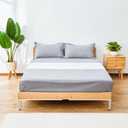 GroundingWell Grounding Sheet, Fits All Bed Sizes, Organic Cotton + Silver Fiber, 20" x 104"