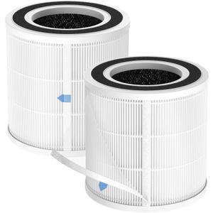 2 Pack H7129/H7128 Replacement Filter for GoveeLife H7129, H7128 Air Purifiers, 3-in-1 HEPA Air Filter for H7129/H7128 Air Purifier for for Homes(Include 4pcs Pre-Filter)