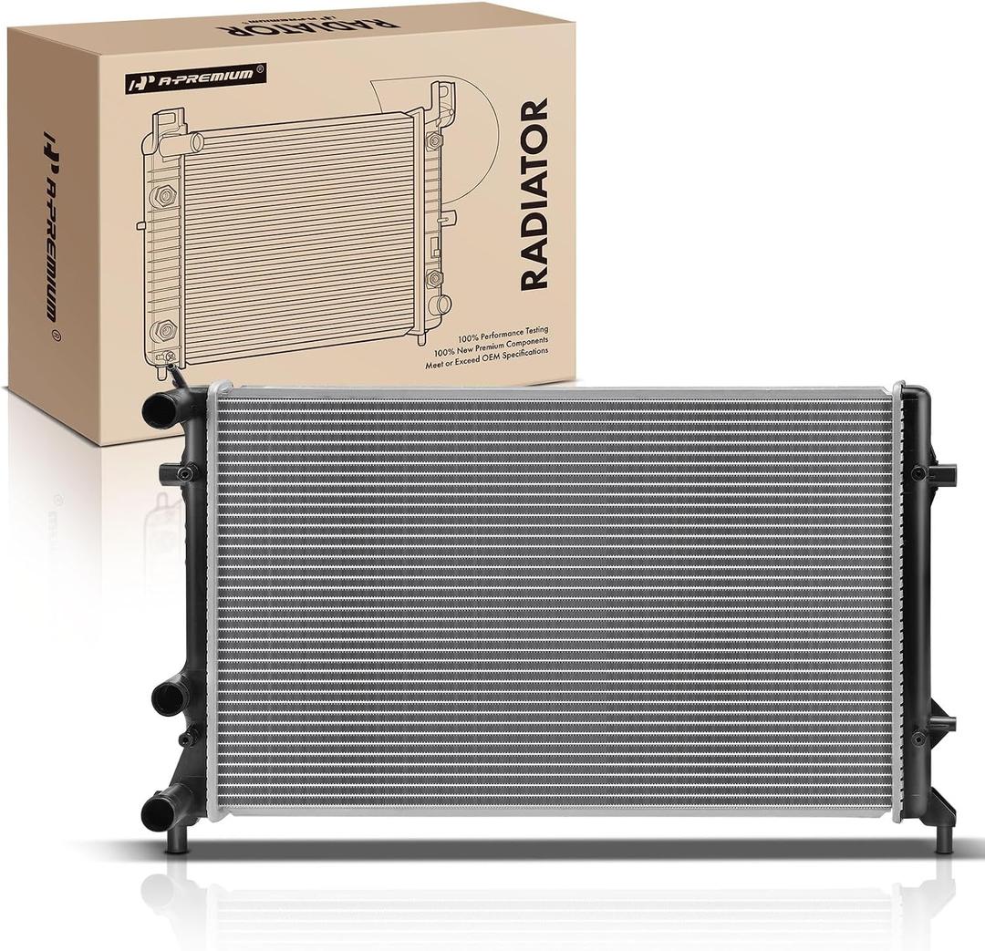 A-Premium Engine Coolant Radiator Assembly Compatible with Volkswagen