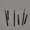 Striping Nail Art Brushes for Long Lines, Details, Fine Designs. 3 pcs Striper Brushes with Caps - AMAZING TRIO