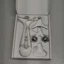 Multi-Functional Beauty Device - 4-in-1 Face, Neck, Eye & Body Massager | Skin Lifting & Firming | Wrinkle & Dark Circle Reducer | Portable Face Sculpting Tool (Four Head, White)