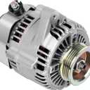 SCITOO Alternator Compatible with 2.0L for Honda Cr-V 1997 1998 1999 2000 2001-12V 95 Amp CCW 4-Groove Pulley, Replace OE# 13743