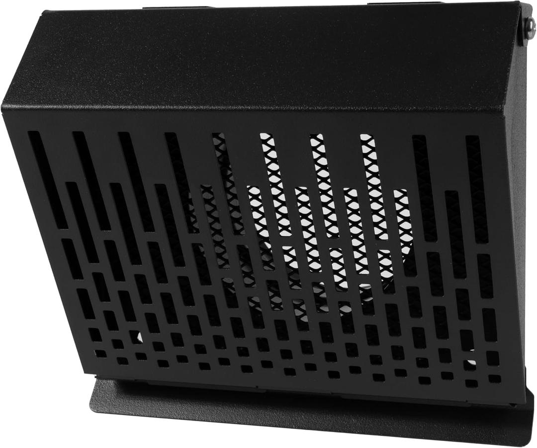 4 Inch Vent Cover with Exhaust Box  Graphite Black Galvanized Steel Grill Cover with Rubber Gasket Seal and Metal Screen  Hood Vent  Removable Front Exhaust Plate  Duct or Wall Outlet 4 Inch Vent Cover with Exhaust Box  Graphite Black Galvanized Steel Grill Cover with Rubber Gasket Seal and Metal Screen  Hood Vent  Removable Front Exhaust Plate  Duct or Wall Outlet