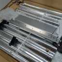 4x2x2ft(2 Pack) Raised Garden Bed Kit, Galvanized Planter Garden Boxes Outdoor, Metal Raised Garden Beds for Vegetables,Fruits, Flower,Silver (Sliver)