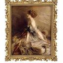 Gold 8x10 Picture Frame Vintage Antique Baroque for Wall or Tabletop Display, Ornate Gothic Victorian Frames Matted to 5x7 Photo