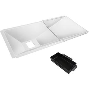 Utheer Universal Grease Tray with Catch Pan, Adjustable Drip Pan for 3/4/5 Burner Gas Grill, Grill Part for Nexgrill, Charbroil, Dynaglo, Kenmore, BHG, Grill Master, Backyard,Uniflame,Expert Gas Grill
