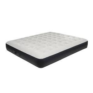 AVENLI KING SIZE FLOCKED AIR BED WITH BUILT IN PUMP
