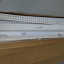 LazBlinds No Tools No Drill Cordless Zebra Blinds for Windows, Dual Layer Light Control for Day and Night, Light Filtering Privacy Roller Blinds and Shades for Home, 29" W x 72" H, White