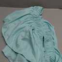 Wrap Around Dust Ruffle Bed Skirt - Spa Blue - Twin/Twin XL Size Beds with 12 Inch Drop - Easy Fit Elastic Strap - Adjustable Pleated Bedskirt w/Brushed Fabric Wrinkle Free - Women, Men, Kids & Teens