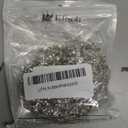 Kigeli Bling Rhinestone Trim Crystal Chain Applique Rhinestone Applique Sewing Embellishments for DIY Dress Clothing Wedding Crafts Bridal Jewelry, 0.39 Inch Wide(3 Yards, White)