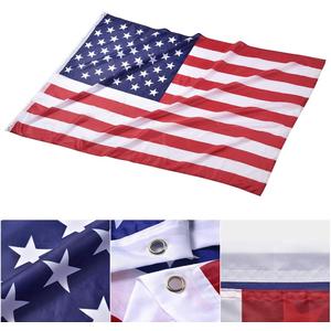Yescom 4x6 Ft US Flag Polyester Fabric Fade Resistance Bright Decoration Outdoor Club (4'x6', US Flag-1 Pack)