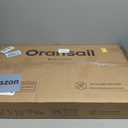 Oransail Small Standing Desk with Wheels, 29.5-45.3 Inch Adjustable Height, Portable Treadmill Desk, Rolling Computer Table for Walking Pad with a Cup Holder and a Hook
