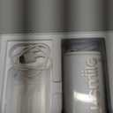 usmile C10 Portable Water Flosser  Travel-Friendly, 95-Day Battery, 4 Modes, 360 Nozzle, 180ml Tank, IPX7 Waterproof, Dentist-Recommended for Braces, Implants & Sensitive Gums (White)