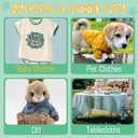 Handheld Sewing Machine, Mini Pet Clothes Sewing, Portable Hand Sewing Machine for Beginners, Home & Travel Quick Repairs Electric Hand Held Sewing Device for Fabric Clothing Kids Cloth Pet Clothes