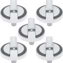5 Pack W10284885 Stove Knobs, Replacement for Whirlpool Range Oven Burner Accessories, Replaces WPW10284885 AP6018699 PS11752001