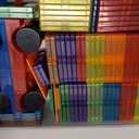 FNJO Magnetic Tiles, 100PCS Building Blocks, STEM Magnets Building Toy Set, Preschool Kindergarten Construction Stacking Toy, School Teacher Supplies, Classroom Must Haves