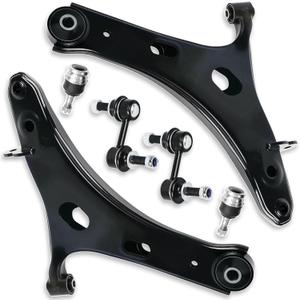 4PCS 20202SG000 K622857 Front Lower Control Arm w/Ball Joint Assembly Driver Passenger Side Sway Bar End Links Compatible with Fit for Subaru 2014 2015 2016 2017 2018 Forester K750084