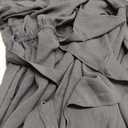 Plus Size Formal Wedding Guest Cocktail Dresses for Curvy Women Maxi Dress Wrap V Neck Short Sleeve (XX-Large Plus, Black)