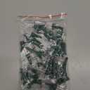 Mudder 200 Count Replacement Christmas Tree Light Bulbs 2.5v 0.425 Watt Mini Replacement Light Bulb Incandescent Wire String Lights Prelit Xmas Tree Decoration(Green Base with Warm White Bulb)