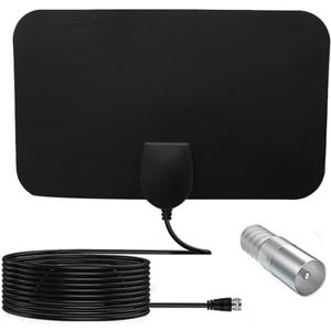 TV Antennas, HD Digital Antenna for Smart TV Indoor, 360°Signal Reception-Digital tv Antenna Indoor for Local Channels-Support 4K 1080p for All Type of HDTV Digital TV's