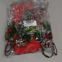 Korlon Tec 12Pcs Christmas Napkins and Ring Set 6Pcs Washable Red Christmas Napkins Cloth and 6Pcs Christmas Napkin Rings for Holiday Party Dinner Christmas Table Decorations