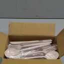 PULOTE 150PCS Pink Plastic Silverware - Plastic Cutlery Heavy Duty - Pink Utensils Set Disposable Include 50 Forks, 50 Spoons, 50 Knives for Wedding, Party & Mothers Day