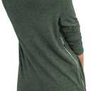 Long Shirts for Women to Wear with Leggings Green L 