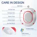 Electric Sitz Bath for Toilet Seat, Hemorrhoids and Postpartum Care - Yoni Steam Seat - Perineal Soaking, Collapsible, Wide Seat, Deeper Bowl - Use w/Sitz Bath Salt - Pink
