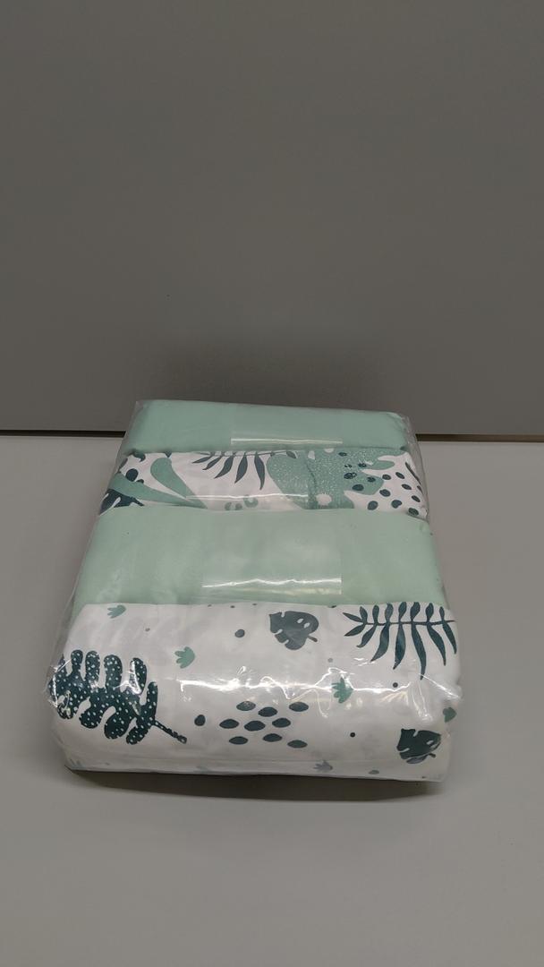 Crib Sheets for Girls 4 Pack, Fitted Crib Sheets for Standard Size Crib and Toddler Mattresses, Soft and Breathable Baby Gift Girl Set, Green (52"X28")